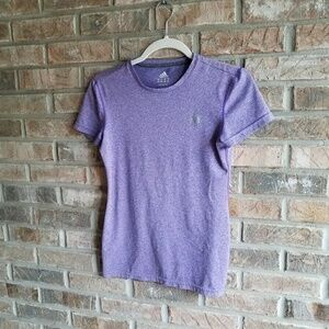 Adidas purple Climalite shirt